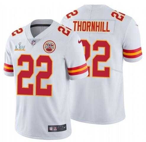 Nike Men & Women & Youth Chiefs 22 Juan Thornhill White 2021 Super Bowl LV Vapor Untouchable Limited Jersey,We sell and wholesale Nike Men & Women & Youth Chiefs 22 Juan Thornhill White 2021 Super Bowl LV Vapor Untouchable Limited Jersey on line form chian!